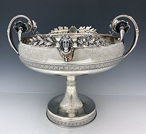 Large Tiffany & Company sterling silver Union Square period centerpiece compote